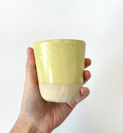 Coffee Tumbler - Pastel Yellow