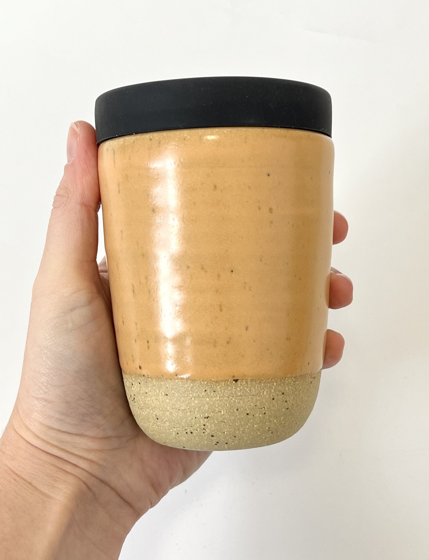 Ceramic Takeaway Cup - Peach