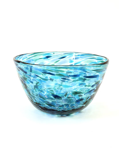 Handblown Glass Lolly Bowl - Ocean