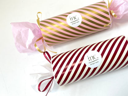 Inc Store Christmas Cracker '25 - red stripes