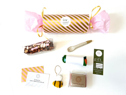 Inc Store Christmas Cracker '25 - pink & gold