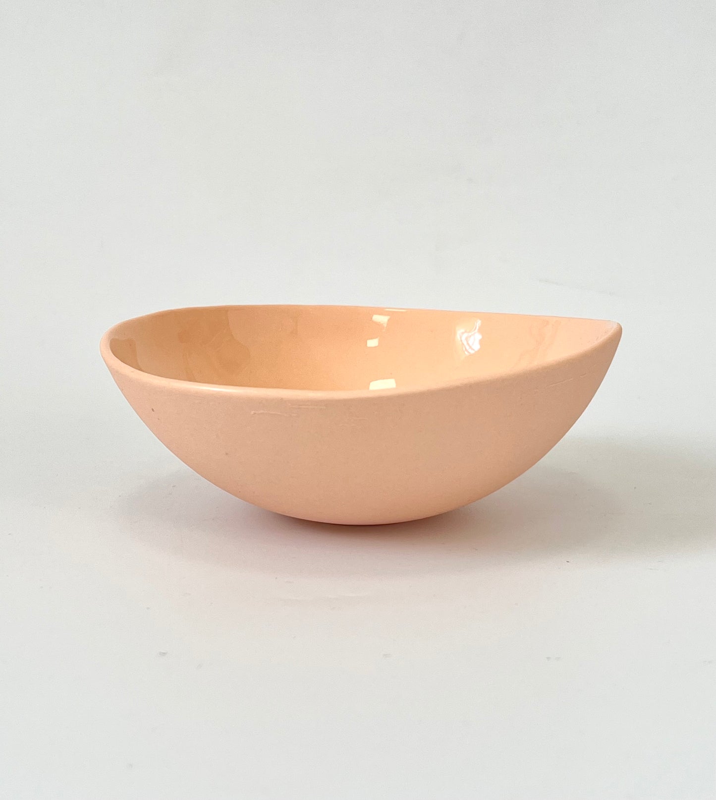 Coral Porcelain Bowl - One of a Kind Ceramics -13.5cm