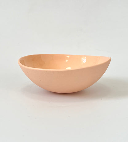 Coral Porcelain Bowl - One of a Kind Ceramics -13.5cm