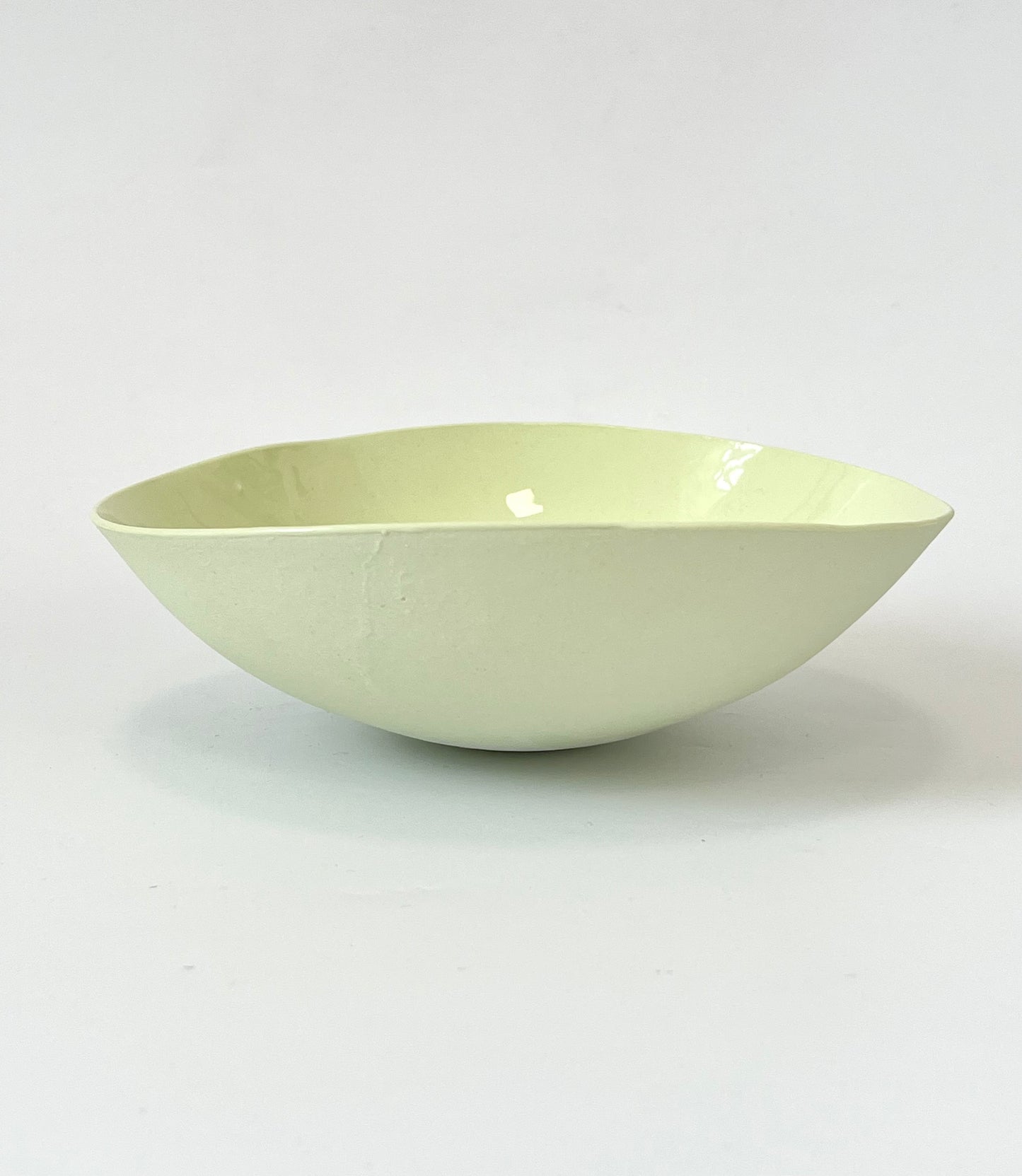 Pistachio Porcelain Bowl - One of a Kind Ceramics -16cm