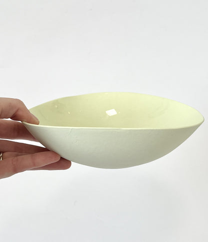 Pistachio Porcelain Bowl - One of a Kind Ceramics -16cm