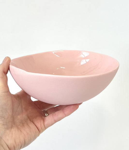 Marshmallow Porcelain Bowl - One of a Kind Ceramics -17cm