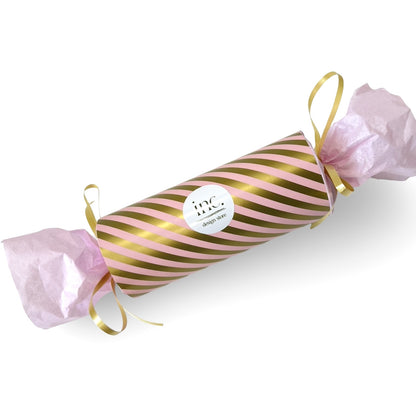 Inc Store Christmas Cracker '25 - pink & gold