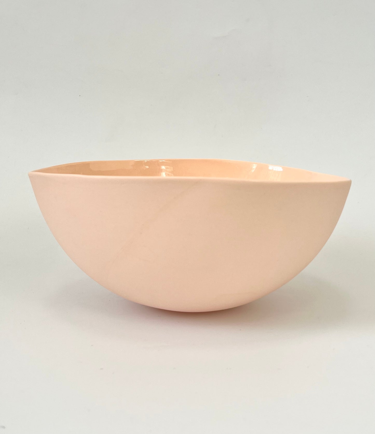 Coral Porcelain Bowl - One of a Kind Ceramics -22cm