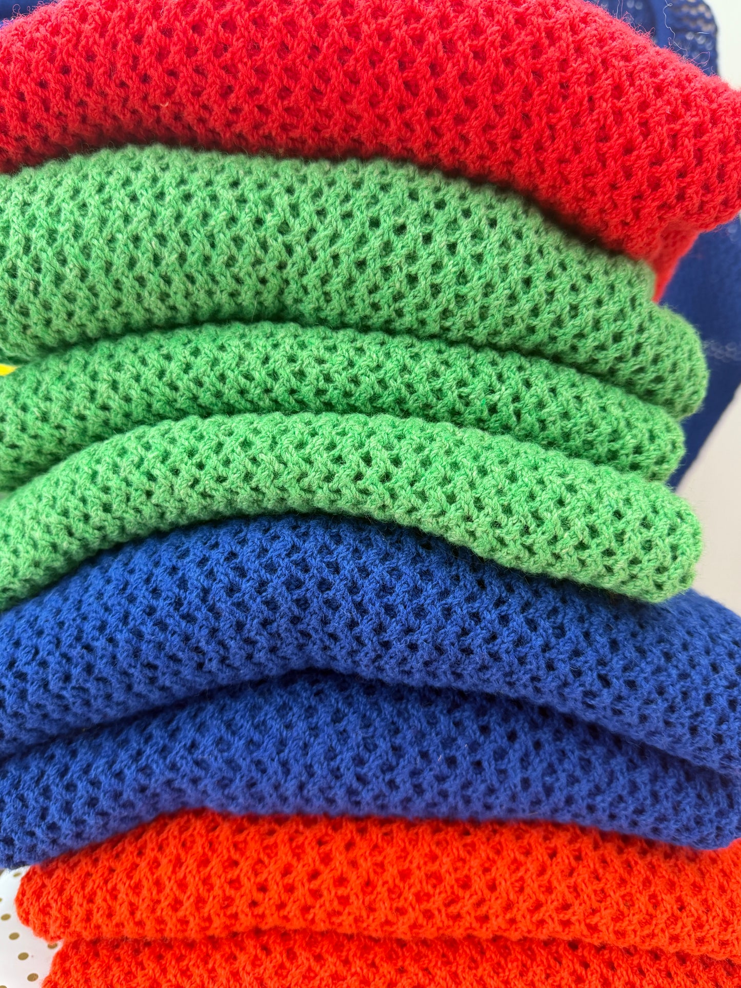 Cherry Red 'Lax' Jumper - Cotton/Merino blend