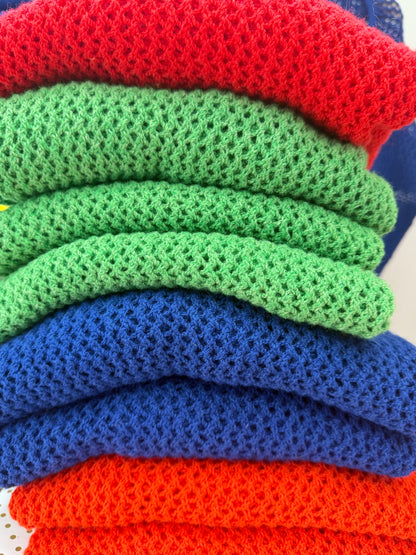 Cherry Red 'Lax' Jumper - Cotton/Merino blend