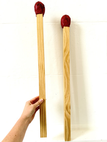 Matchstick Head Artworks - 68cm Small Pair (25109)