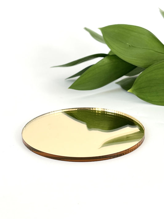 Mirror Disk Coaster for Diffusers - Rose Gold