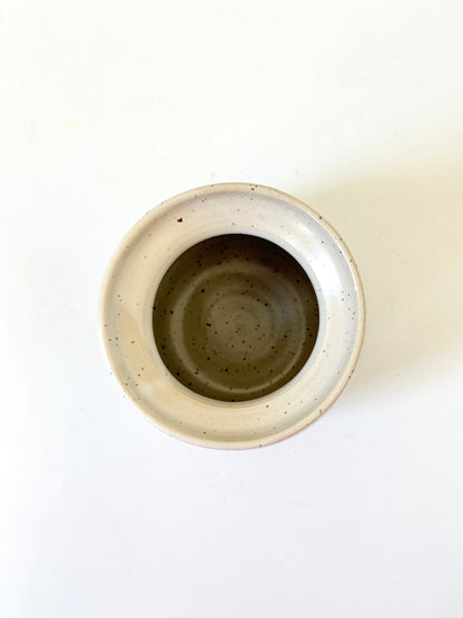 Handmade Ceramic Flower Vase - White (C)