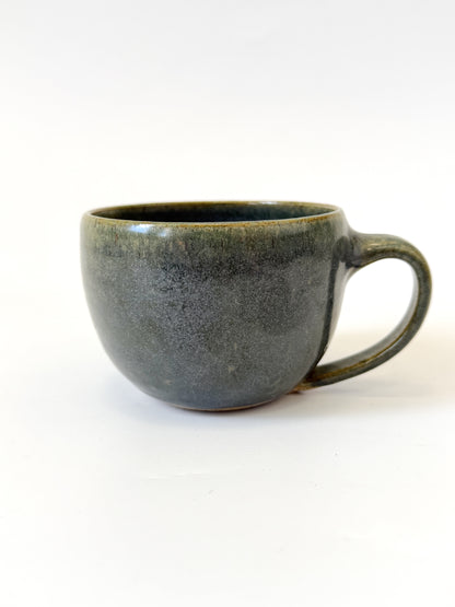 Handmade Ceramic Everyday Round Mug - Kelp