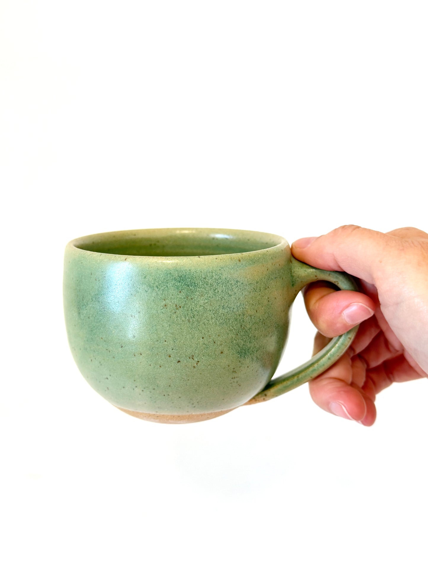 Handmade Ceramic Everyday Round Mug - Sage