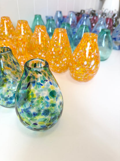 Handblown Glass Diffuser Vase - Pastel Shard