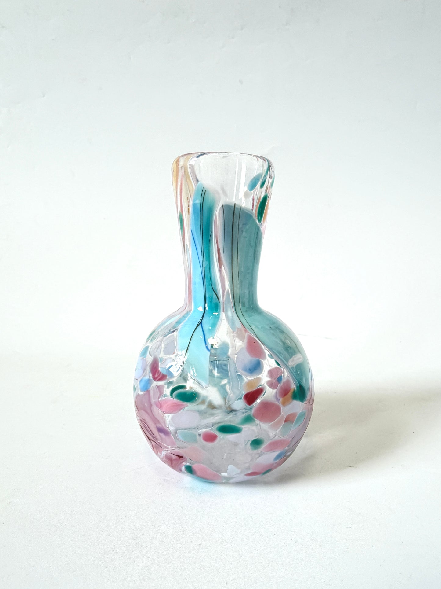 Handblown Glass Diffuser Vase - Pastel Shard