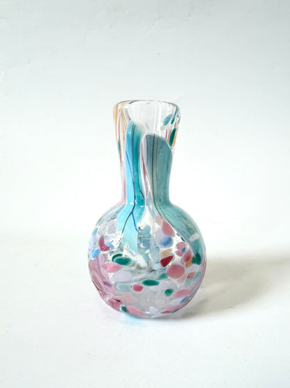 Handblown Glass Diffuser Vase - Pastel Shard