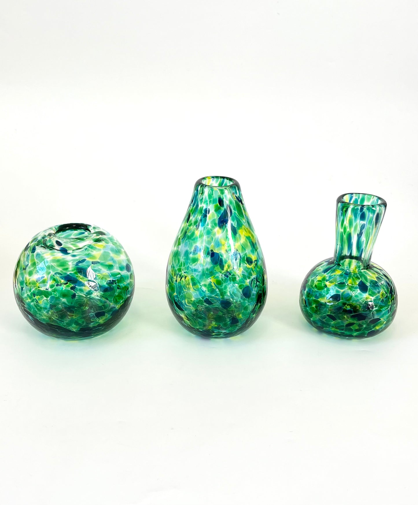 Handblown Glass Diffuser/Vase - Sea Green