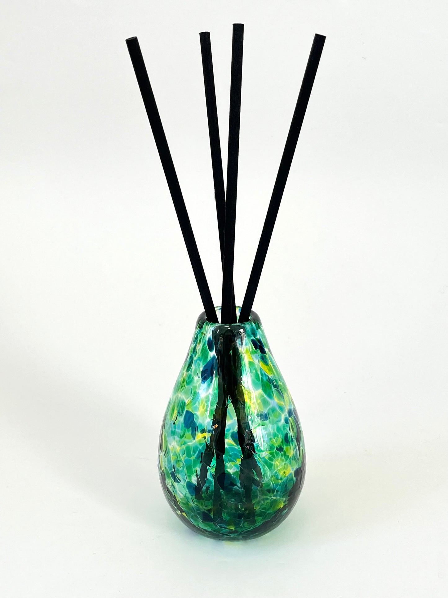 Handblown Glass Diffuser/Vase - Sea Green