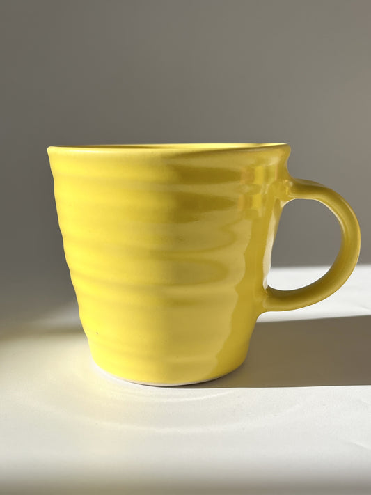 Handmade Ceramic Mug - Yellow