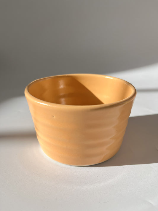 Handmade Ceramic Ramekin - Orange