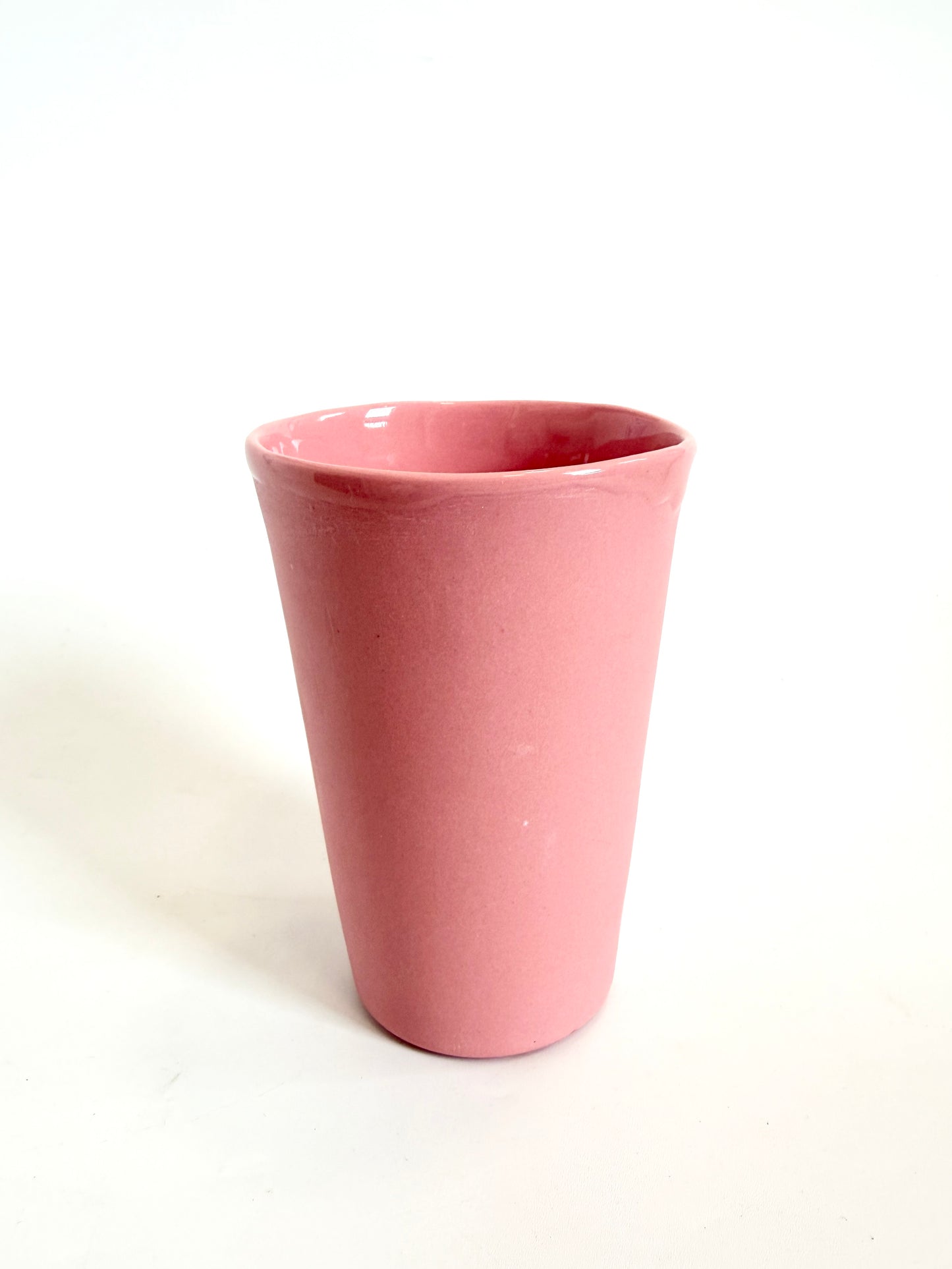 Pink Vessel - One of a Kind Ceramic - Short 7 x 10cm