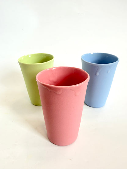 Pistachio Vessel - One of a Kind Ceramic - Short 7 x 10cm