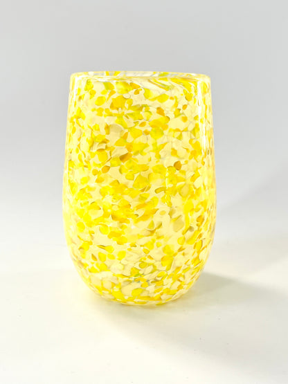 Handblown Glass Tumbler - Yellow