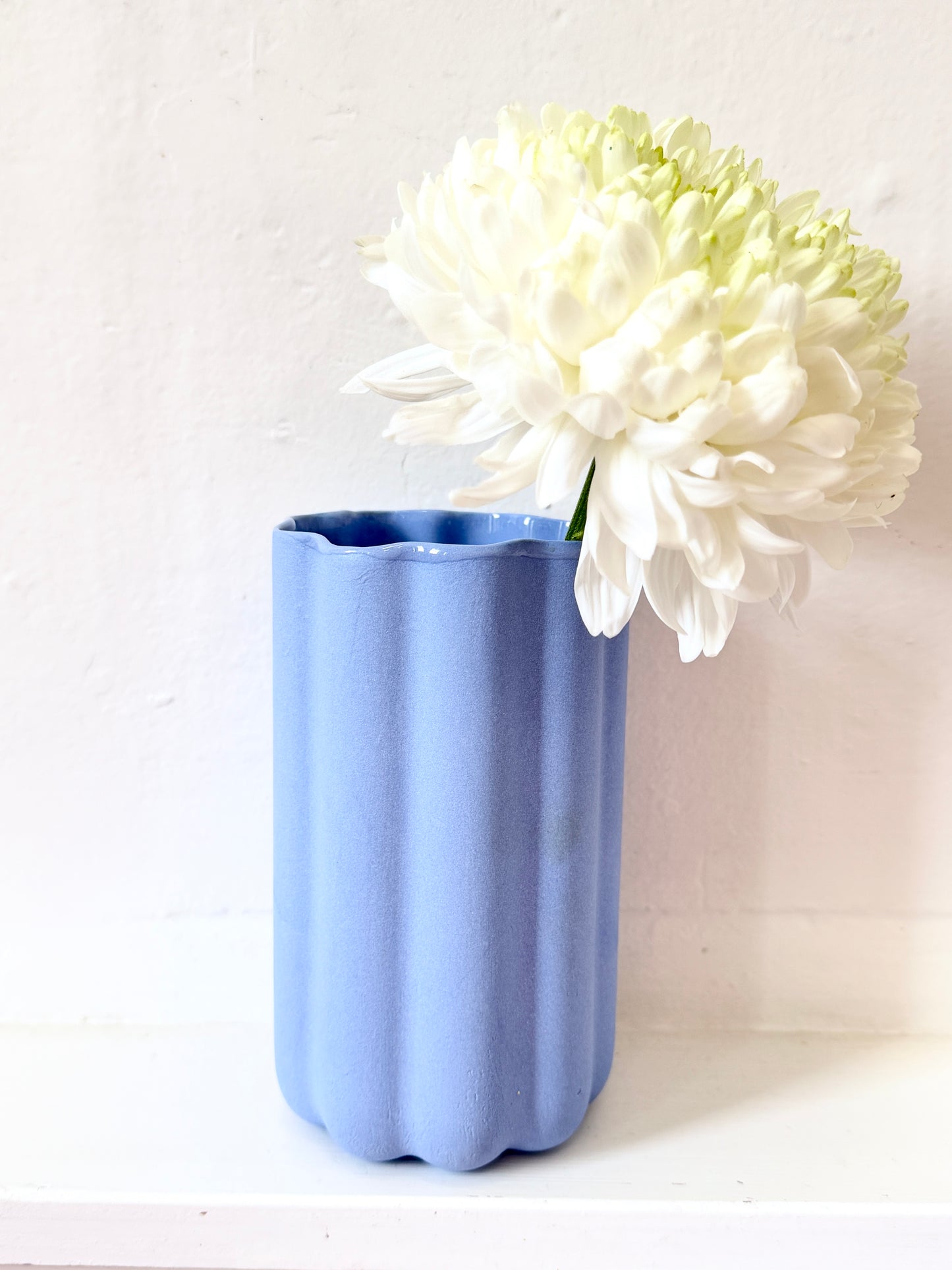 Blossom Vase - 8 x 14cm - Blue