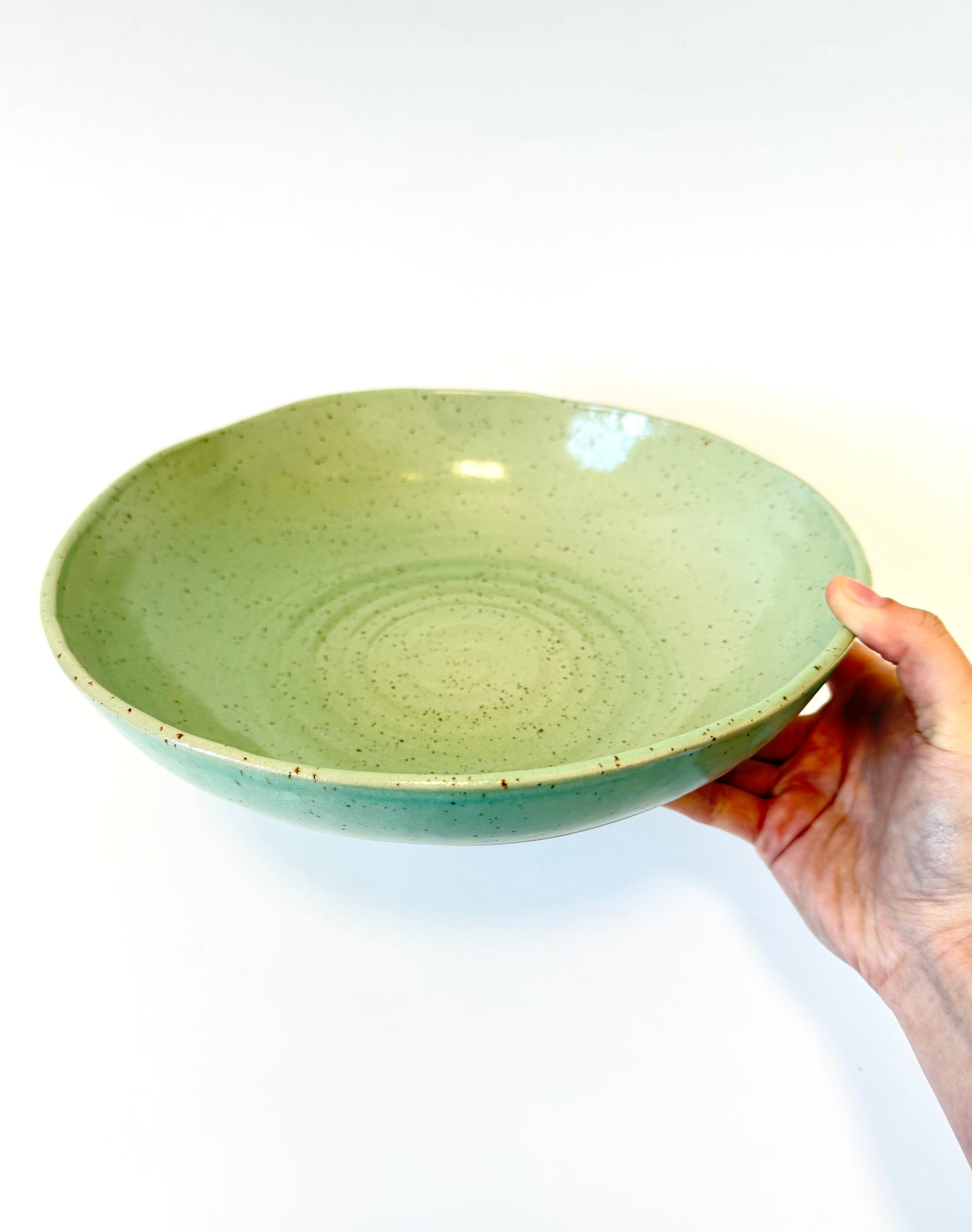 Ceramic Salad Bowl - Green