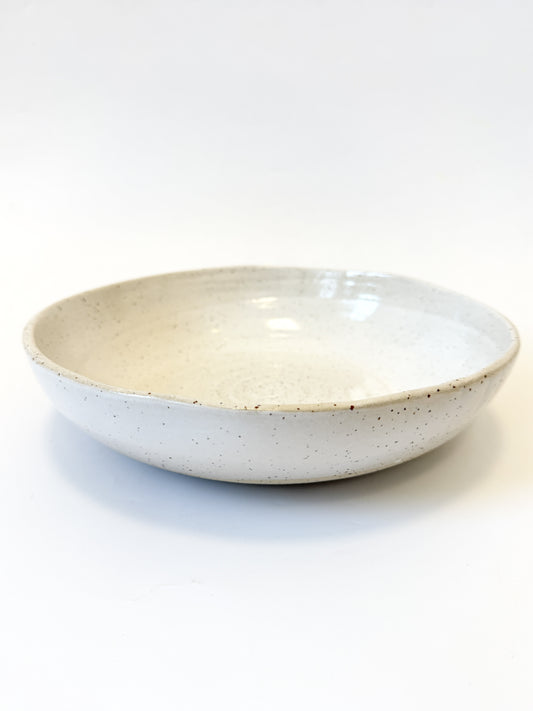 Ceramic Salad Bowl - White
