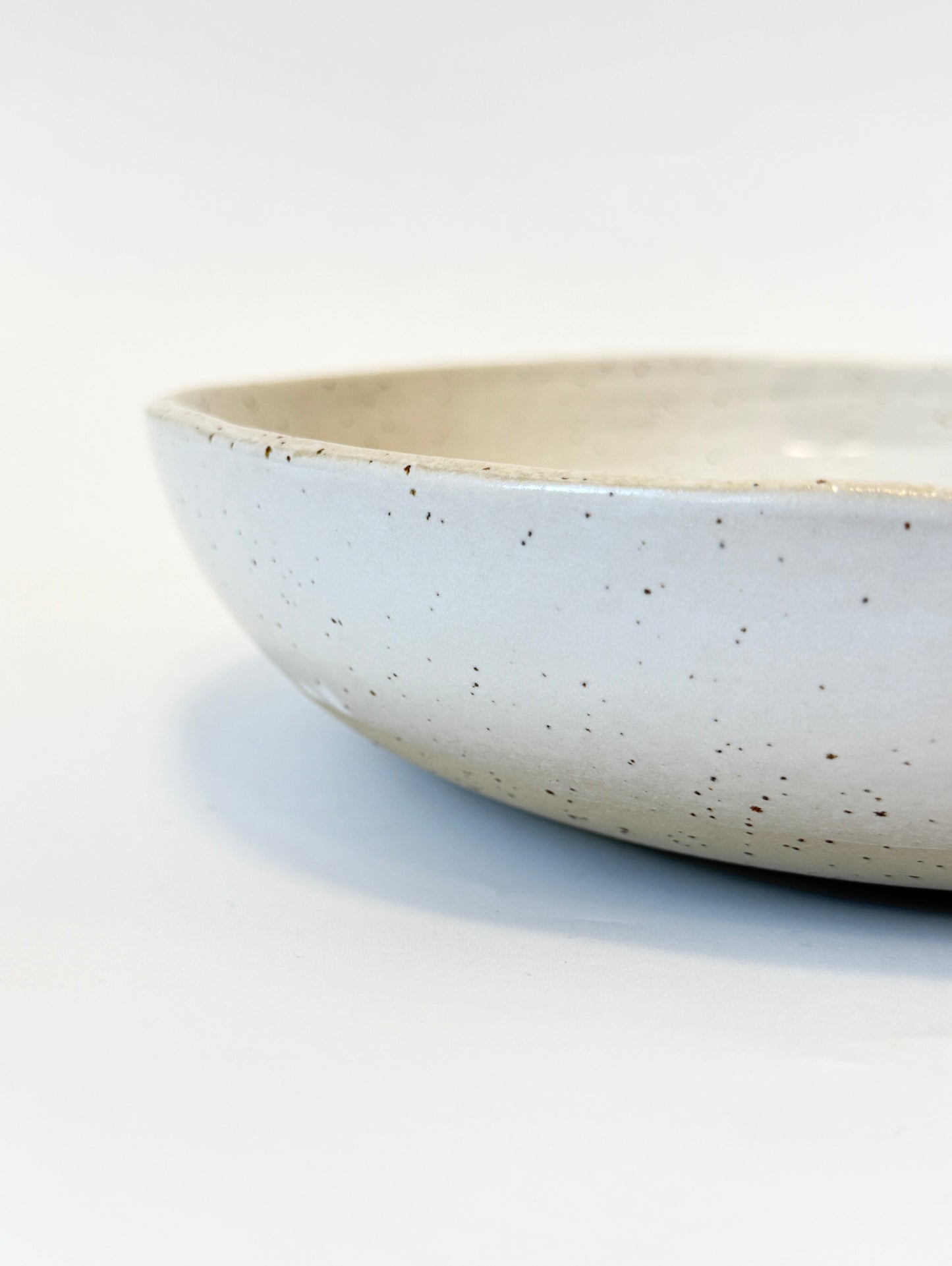 Ceramic Salad Bowl - White