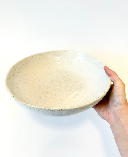 Ceramic Salad Bowl - White
