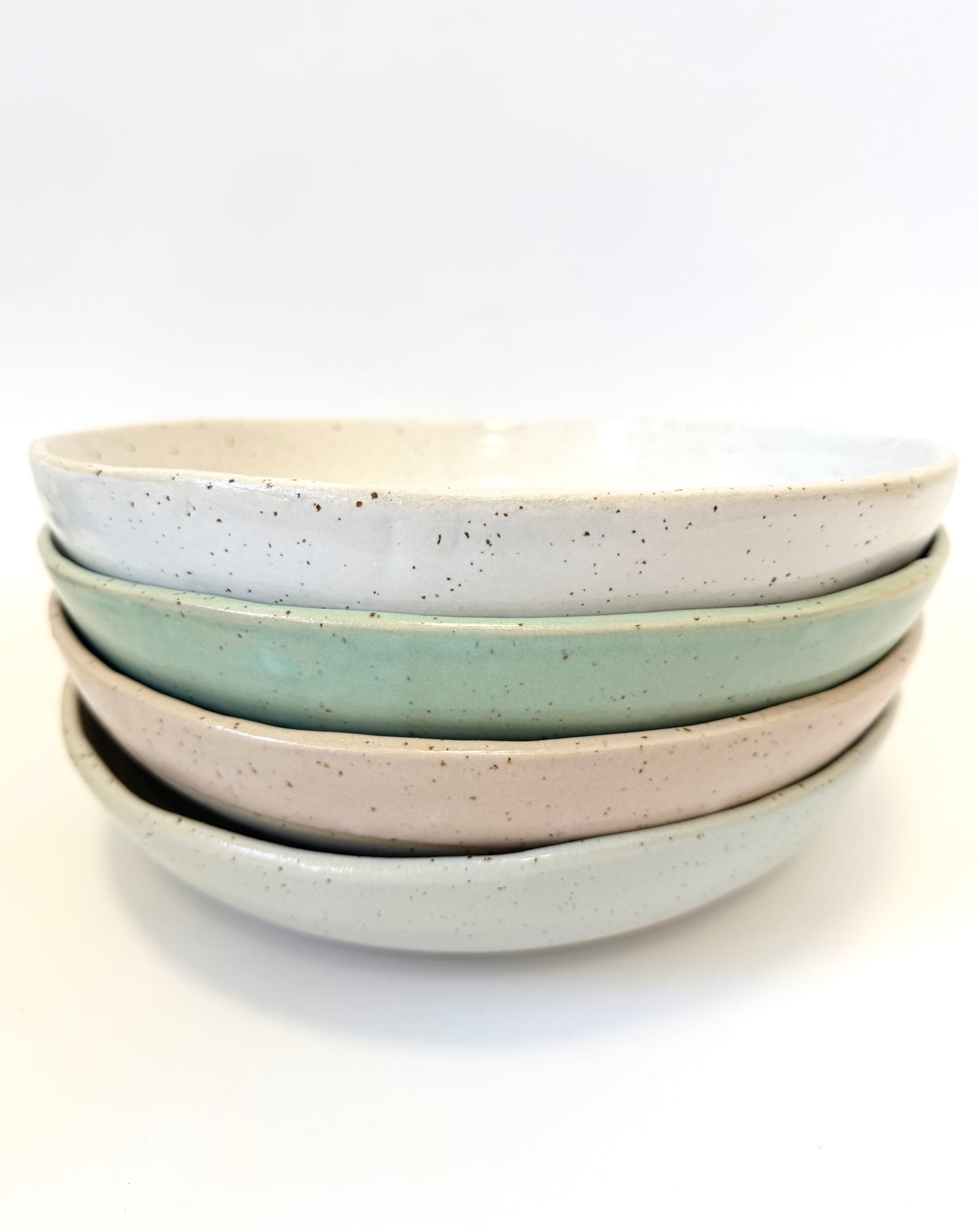 Ceramic Salad Bowl - White