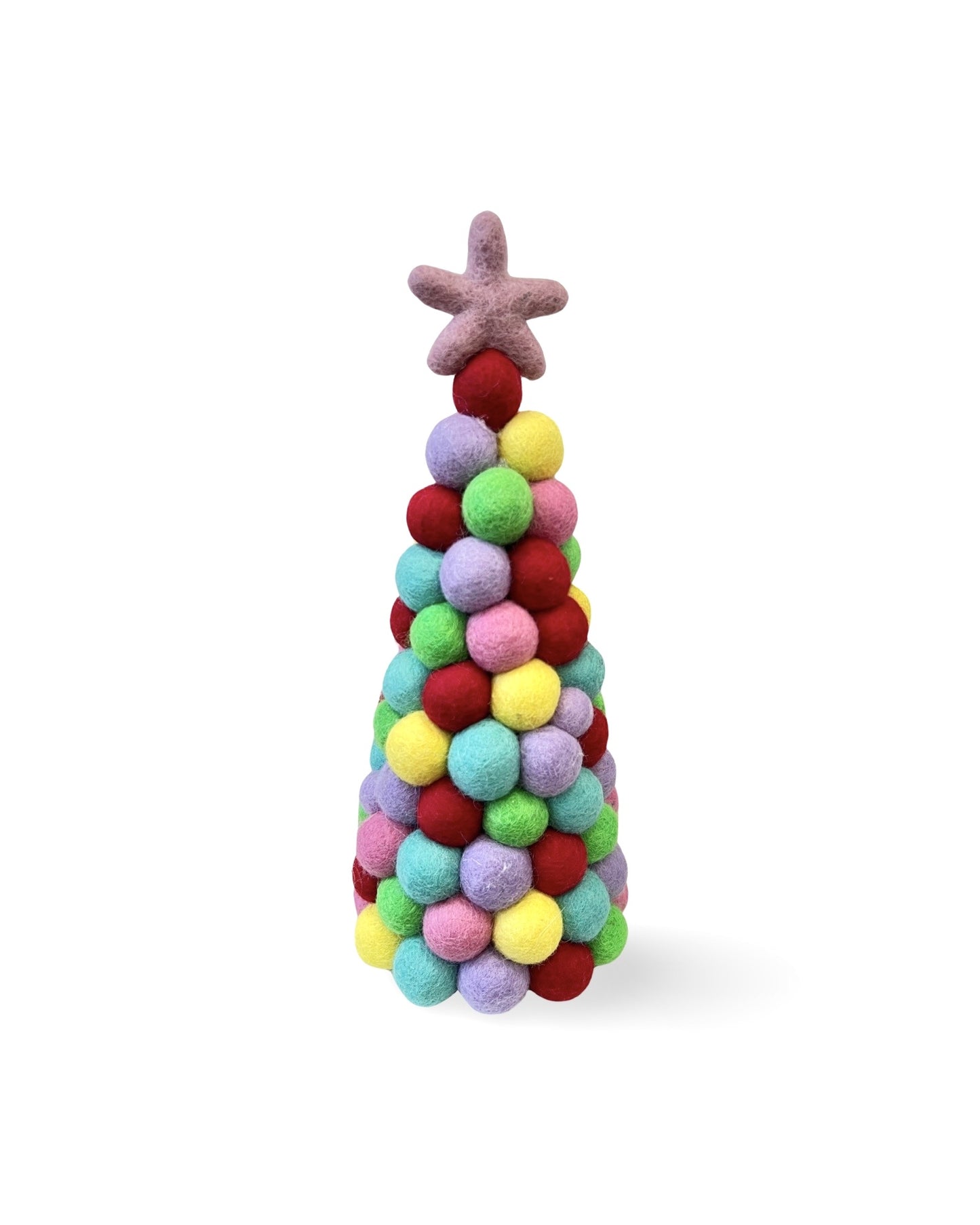 Pom-Pom Christmas Tree - Bright Colours