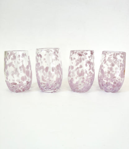 Handblown Glass Tumbler - Soft Violet