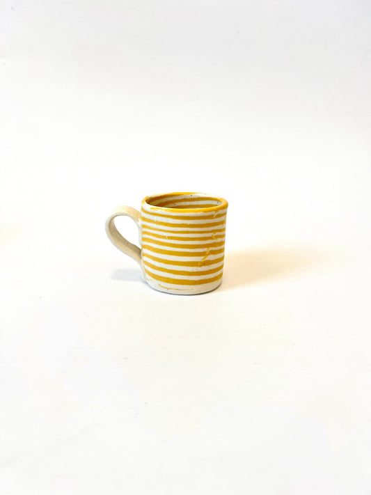 Ceramic Nerikomi Mug - Small - Yellow