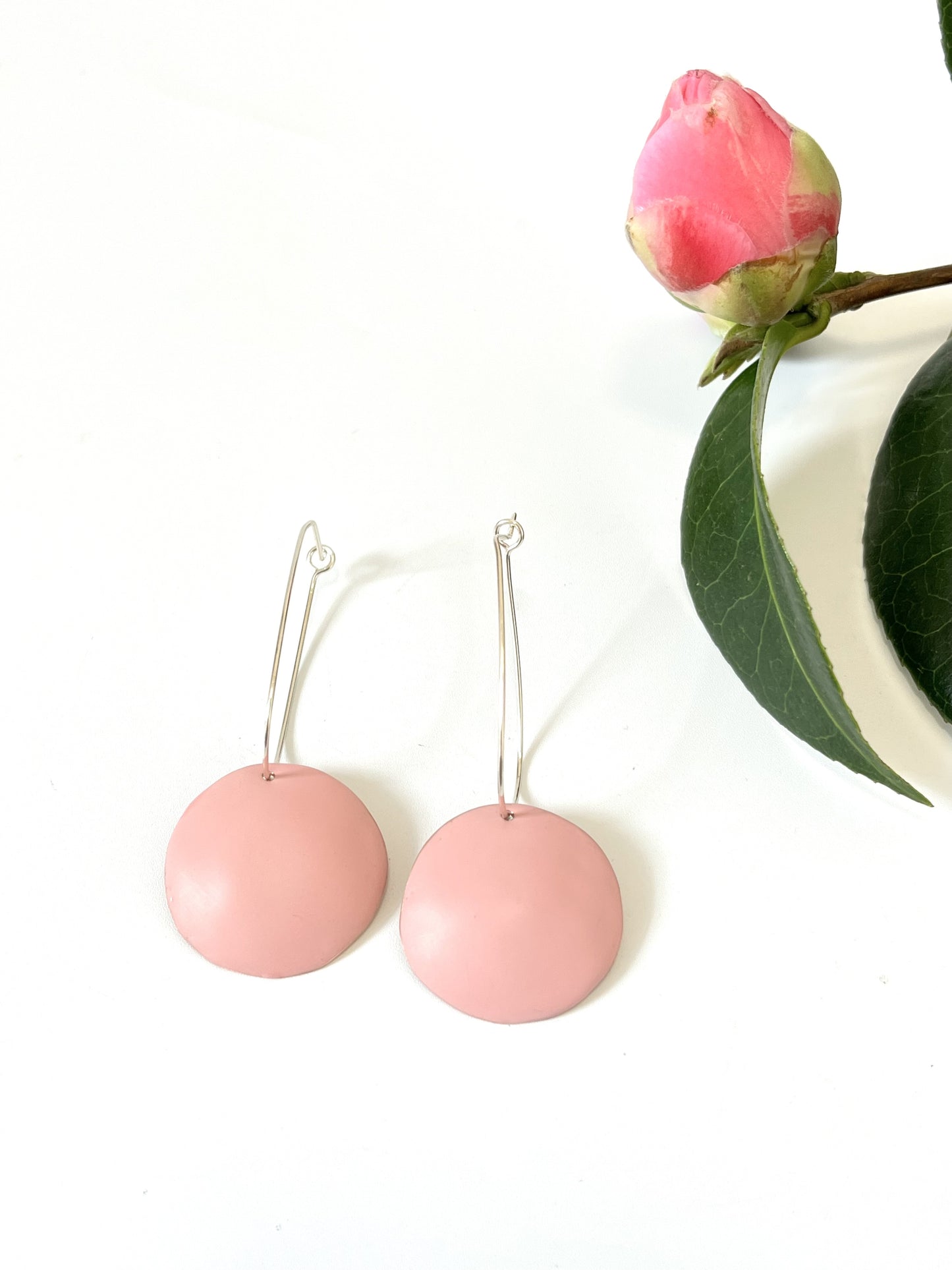 Comet Drop Earrings - Light Pink