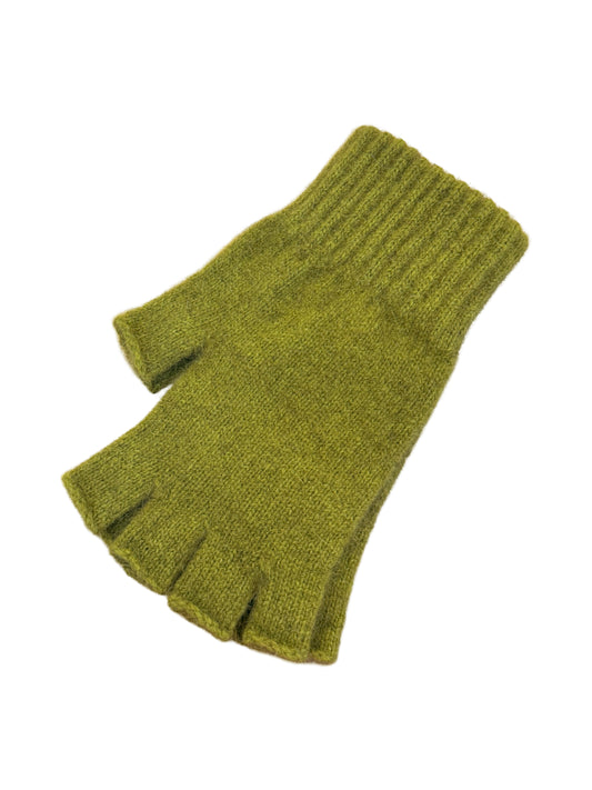 Possum Merino Open Fingered Glove - Olive