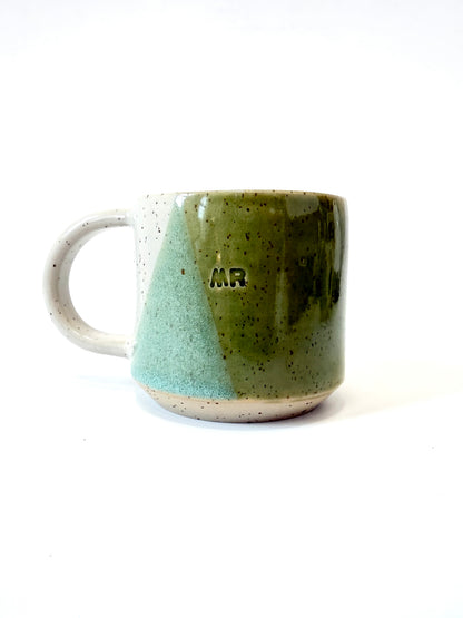 Ceramic "Mr." Mug - Olive
