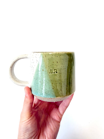 Ceramic "Mr." Mug - Olive