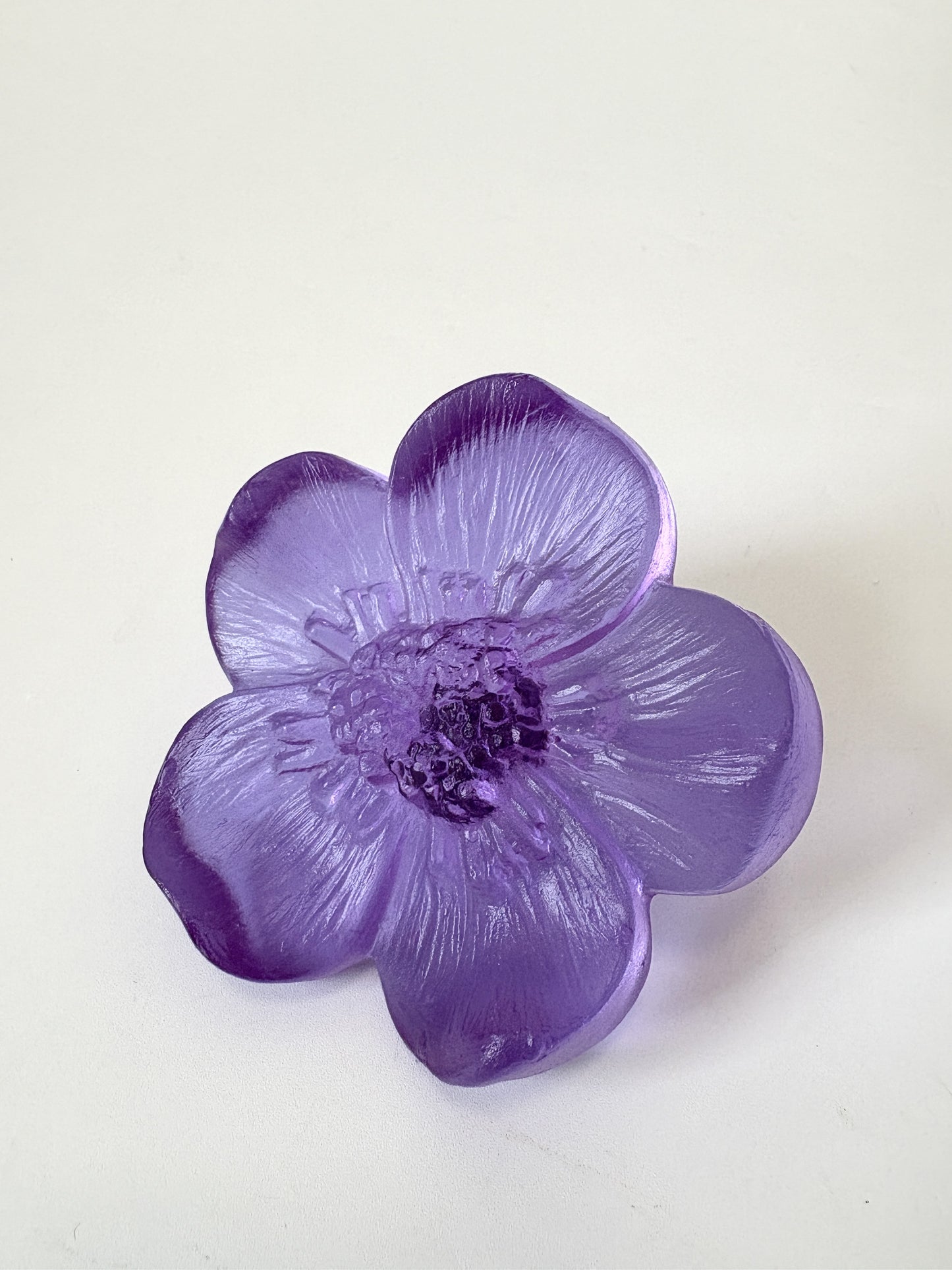 Cast Glass Buttercup Flower - Hyacinth  - Garden Path Series