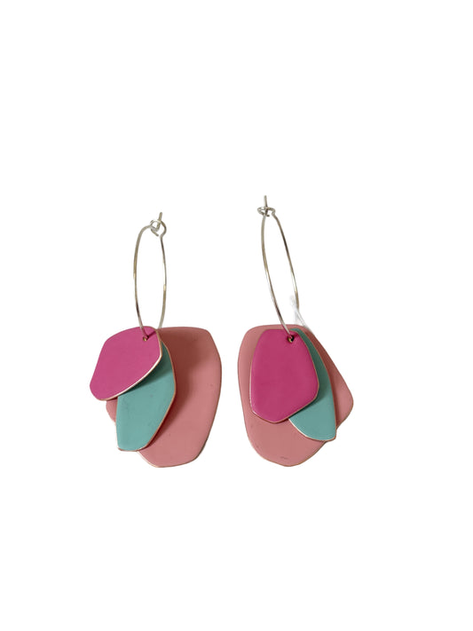 Lou Drop Earrings - Pink, Turquoise, Neon