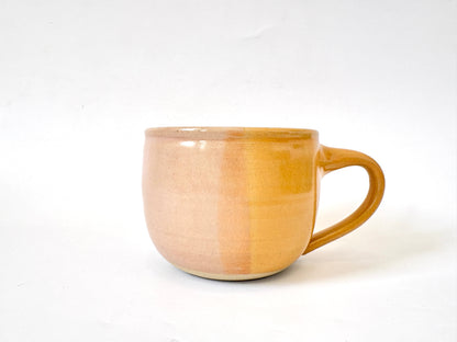 *Exclusive* Two-Toned Ceramic Mug - Peach / Pink