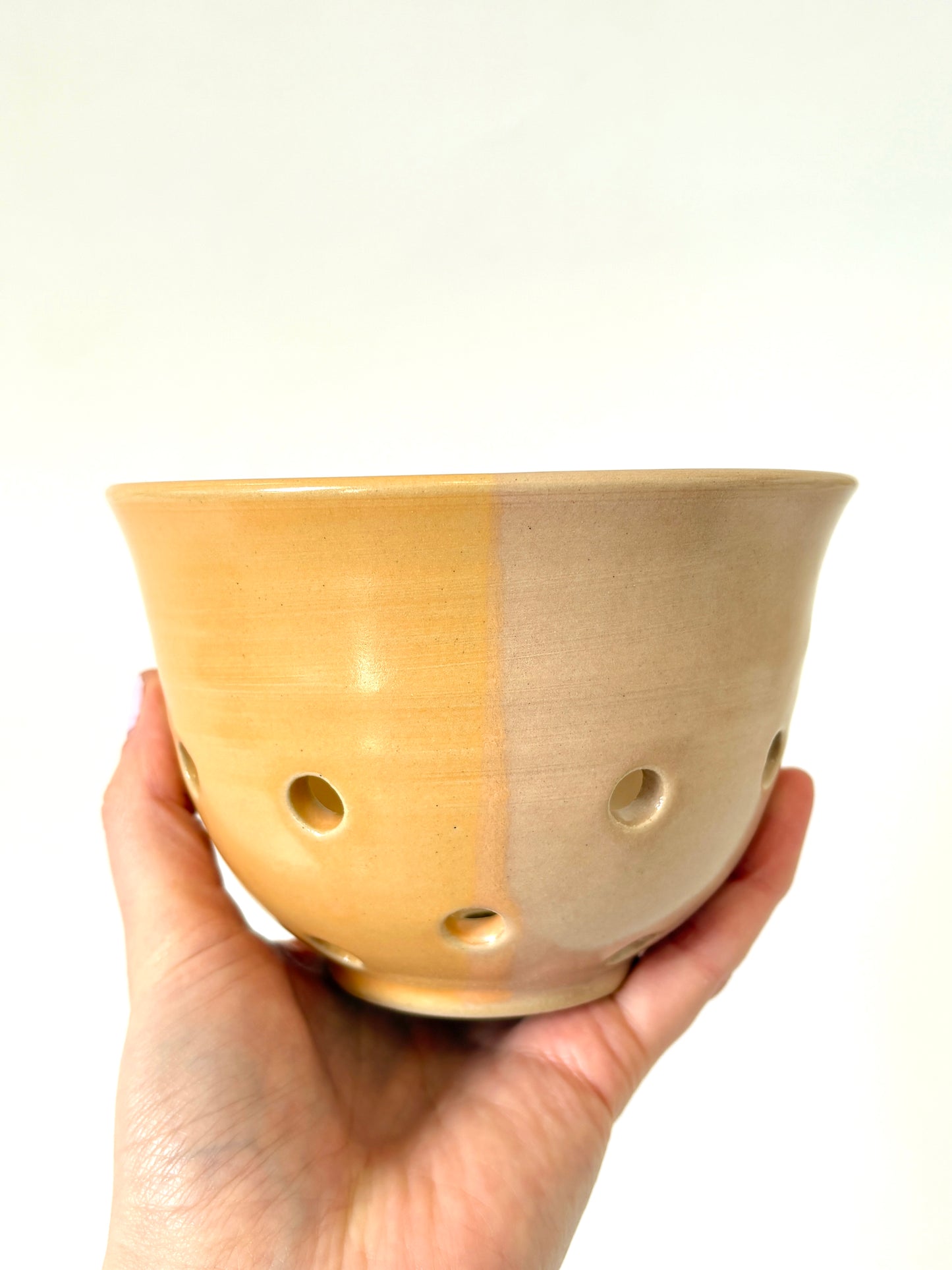 *Exclusive* Two-Toned Berry Bowl - Peach / Pink