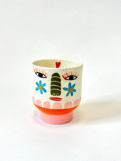 Ceramic Goblet by Studio Soph - Daisy Face