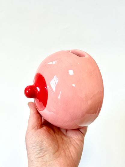 Ceramic Boob Wall Vase by Studio Soph - Round