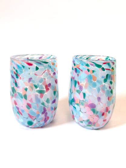Handblown Glass Tumbler - Mermaid