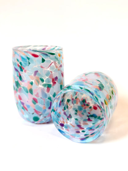 Handblown Glass Tumbler - Mermaid